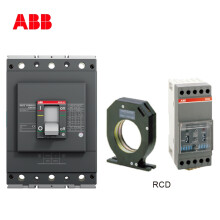 ABB Formula＋RCD系列塑壳漏电断路器；A3S400 TMF400/4000 FF 3P+RCD