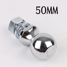 越野拖车球盖改装房车连接器2寸50mm通用不锈钢牵引勾拖车钩球头 50mm球头