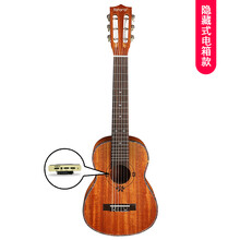 TOTORO 30寸民谣吉他儿童古典圆角小尺寸吉它丽丽男女初学者入门 30寸-电箱-桃花芯+配件大礼包 30