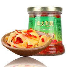 湖南味道 郴阳坛子肉 金太和贡乌龙姜 香辣姜片 嫩姜248g下饭调料剁辣椒嫩姜