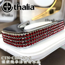 琦材 Thalia全能变调夹民谣电木古典吉他尤克里里彩贝类镶嵌款 美产 施华洛世奇水晶红（SC-S）