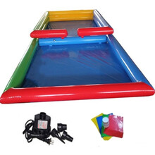 2019新款充气沙池组合套装玩具沙池游乐场摆摊决明子沙滩池 12平池+电泵+修补包