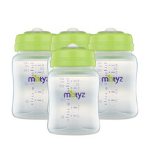 美泰滋 Matyz PP储奶瓶3+1只装 宽口径母乳储存瓶 保鲜 辅食180ML MZ-0828新生儿