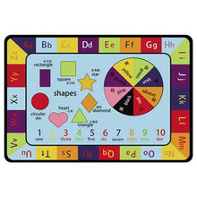 儿童地毯幼儿园早教班地垫卧室教室爬行垫游戏垫 学习乐园 80X120厘米早教地毯