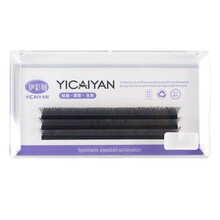 察今(清断号)0.05Y型嫁接睫毛芭比翘柔软yy毛开花编织水貂毛美睫店 0.05粗度C翘度 8mm