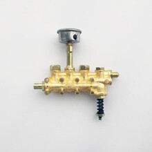 高压清洗机黑猫380280型刷车泵洗车机配件易损件修理包装机维修包 铜块+压力表