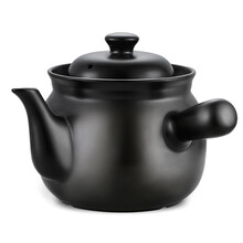 航方陶瓷砂锅耐热中药煲养生壶煎药壶熬药砂锅炖锅燃气灶明火专用耐高温药罐子 2L明火壶F