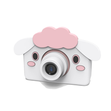 儿童相机可拍照高清儿童数码照相机卡通动物迷你仿真单反儿童玩具女孩男孩生日礼物益智玩具 R5粉32G+小羊保护套+收纳包等+顺丰包运