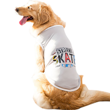 【2件8折】 大狗衣服夏季宠物背心金毛萨摩耶宠物透气运动薄款中大型犬衣服春夏款服装 夏款背心-烟雨灰字母 3XL【建议20-35斤以内】