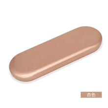 若萱嫁接睫毛夹子工具包美睫镊子收纳盒保护盒种睫毛镊子盒 杏色