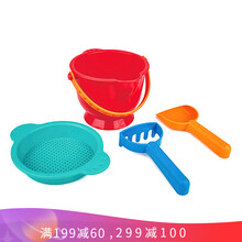 Hape沙滩玩具儿童海边挖沙工具套装玩沙子雪铲戏水桶1-3-6岁男女小孩沙滩玩具儿童节礼物 E4056（新升级）沙滩冒险4件套