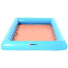 盈泰儿童充气游乐沙池决明子沙滩玩具套装大型户外加厚夹网沙滩池钓鱼水池 2*3米加厚夹网池（裸池）