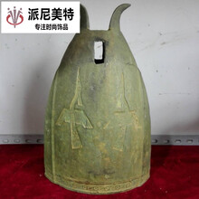 新款仿古青铜器风水摆件战国纯铜编钟古玩做旧包老浆礼品 1号 高27宽17厘米