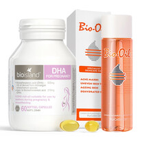 国际	
【BC】佰澳朗德（Bio island）澳洲进口 婴幼儿dha孕妇孕期哺乳期 DHA孕妇海藻油60粒+百洛油125ml 各一瓶