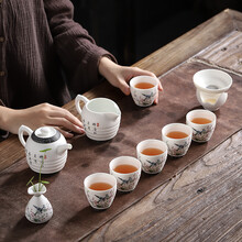 苏氏陶瓷 （SUSHI CERAMICS） 茶具玉雪鸟语花香礼盒功夫茶具套装