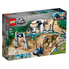 【乐高认证店】乐高LEGO 侏罗纪世界公园恐龙系列 儿童益智拼装积木玩具 男孩礼物 亲子互动网红 75937 暴走三角龙