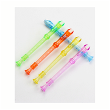 曲漾 竖笛6孔学生用儿童初学者六孔零基础笛子儿童玩具透明小笛子创意 竖笛(颜色随机发)