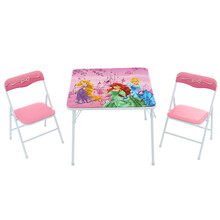Delta儿童桌椅套装幼儿园四方桌小桌子小椅子宝宝学习吃饭桌卡通游戏桌儿童书桌小孩画画书桌 公主款