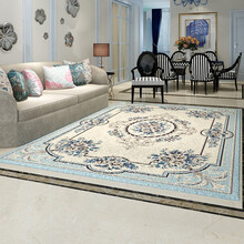瑰丽易秀 美式地毯客厅2米3米  高档轻奢茶几地毯大面积地毯卧室 床边毯长方形满铺家用走廊加厚地毯 欧陆风情 1.6m*2.3m