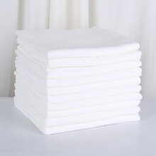 褒宝 10条婴儿尿布片纯棉脱脂纱布新生儿尿片介子布宝宝戒子布全棉小孩芥子布更柔软吸水透气大尺寸可水洗 10条50*80cm 四季平面吸水款 带尿布裤