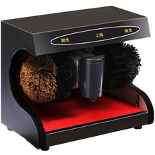 自动感应擦鞋机家用办公室电动擦皮鞋机擦鞋器 经典黑色