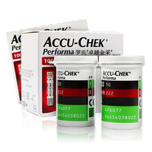 罗氏ROCHE血糖仪试纸家用测试仪测血糖仪器家用型accu-chek卓越精采型糖尿病金采金锐血糖试纸 300片试纸＋300支采血针