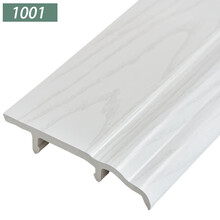 踢脚线 10cm PVC 木塑 基材 烤漆 仿木纹地脚线 1001