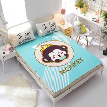 宝宝隔尿垫儿大号大防水可洗透气婴儿童纯棉床单床笠床垫夏天 吉祥宝贝(床单款) 150x200cm