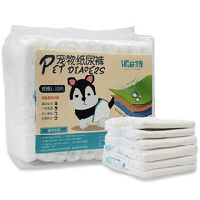 派乐特 宠物猫咪母狗狗生理裤尿不湿泰迪纸尿裤卫生巾姨妈月经裤 宠物纸尿裤 L 10片装
