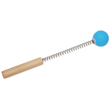 高尔夫球硅胶弹簧按摩捶按摩锤经络敲打锤背腿肩颈椎敲背锤按摩棒 灰色 蓝色 橙色 粉色 四色可选 弹簧蓝色