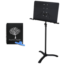 伯尔修斯 专业乐团指挥大谱台 吉他贝斯琵琶古筝小提琴二胡长笛架子鼓可升降折叠加厚加粗曲谱台谱架 【拍下打折】演奏大谱架+夹+A4曲谱夹(30页)