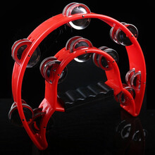 大号金属沙筒打击乐器KTV乐队专业铃鼓伴奏演出沙锤成人铁砂筒 大号红色摇铃