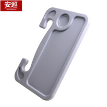 安巡 汽车小桌板方向盘车内饭桌餐桌餐盘多功能车载笔记本支架平板电脑桌 灰色一个 本田艾力绅CRV缤智XRV哥瑞杰德竞瑞思铂睿思域