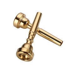 小号号嘴 大步号军号纯铜镀金色初学者号嘴7C省力型吹嘴配件