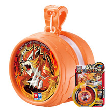 奥迪双钻悠悠球比赛专用花式溜溜球男女孩儿童玩具 橡皮外环回旋-天极战虎