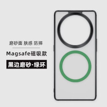 圣德胜magsafe磁吸无线充电适用OPPOfindx6pro手机壳findx6保护套全包防摔防指纹 磁吸款*黑边磨砂·漠环[内嵌magsafe磁铁] OPPO Find X6 Pro