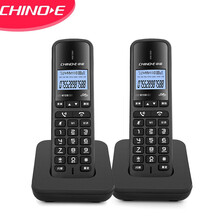 中诺 无绳 电话机 无线 座机 单机 套装 子母机 中文显示 高清免提 固定 电话 W158一拖一 黑色