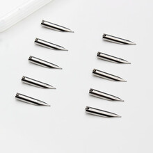 10只装钢笔笔尖通用钢笔金豪 英雄 永生 毕加索 烂笔 通用笔尖 暗尖 明尖 美工弯头笔尖 暗尖直尖0.38mm10个