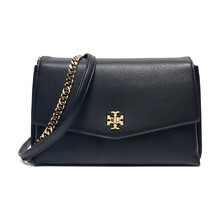 托里·伯奇 TORY BURCH 奢侈品 TB女包 KIRA系列牛皮手提单肩斜挎包黑色 56382 001