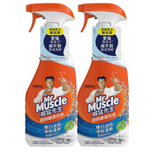威猛先生 厨房重油污净 淡雅花香500g 去油渍污垢 厨房清洁剂 油烟机清洁剂 500g*2瓶 500g