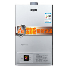 奇田（Qitian）燃气热水器10升 热水器 智能恒温 无氧铜水箱 JSG20-10A-06拉丝银 天然气12T
