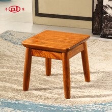 名佳红木家具花梨木类（学名：印度紫檀）方凳 茶几凳 家用穿鞋凳 宝宝方凳 矮板凳 换鞋凳 阳台凳 小方凳（可拆卸） 整装
