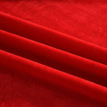 布将军 金丝绒布料桌布 定制加厚加宽会议桌台布 办公室桌布 大红色 160*480cm一块布