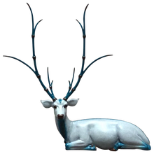 墨斗鱼 限量客厅装饰品桌面艺术品摆件欧式家居青铜雕塑送朋友办公室摆件 张有志现代动物鹿简约 清者·静观 限量版