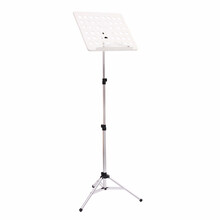 沃森乐器 Flanger加粗可升降折叠 吉他小提琴乐谱架子 谱台 白色