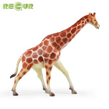 RECUR动物玩具长颈鹿袋鼠模型男孩女孩仿真模型早教认知野生动物玩具儿童玩具模型 长颈鹿（RC16078W）