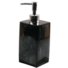 兰诗（LAUTEE）PA1148 黑仿大理石洗手液瓶 500ml黑色款