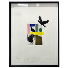 维格列艺术 黄斌 原作版画《Rubik's cube》系列现代简约艺术品挂画空间装饰画家居搭配挂画 Rubik's cube #1