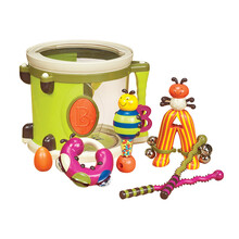 比乐B.Toys益智玩具乐器早教音乐启蒙昆虫字母认知18个月+敲击乐团