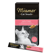 【现货】Miamor迈阿密猫条德国进口猫咪营养膏猫化毛膏幼猫成猫营养零食 三文鱼美毛(6支/盒)